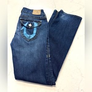 True Religion Vintage Bootcut Horseshoe Jeans Size 29